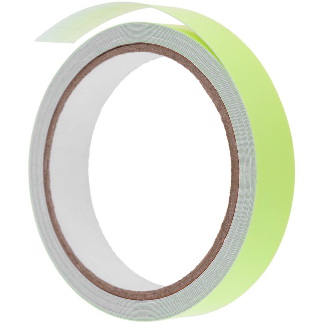 Fita luminosa autoadesiva e auto-recarregável em amarelo 5mx2cm