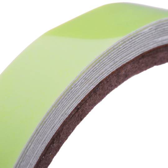 Fita luminosa autoadesiva e auto-recarregável em amarelo 5mx2cm