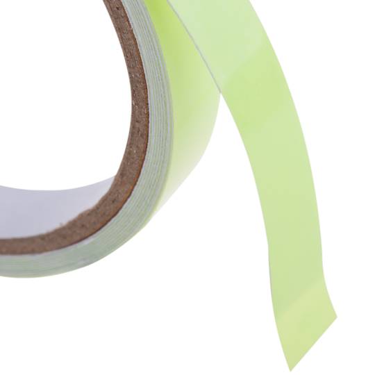 Fita luminosa autoadesiva e auto-recarregável em amarelo 5mx2cm