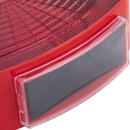 Lampada con luce solare lampeggiante di segnalazione per cono da 22 cm