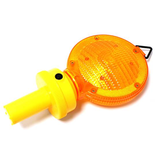 Lamp met knipperlicht voor kegel of hangend met 44mm schakelaar