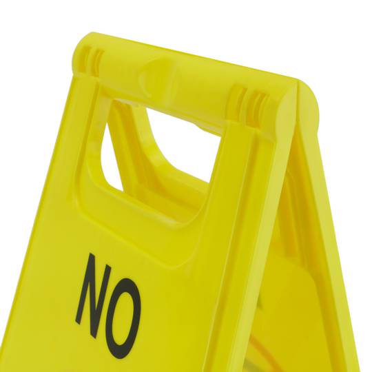 No Parking Signal. Folding and portable