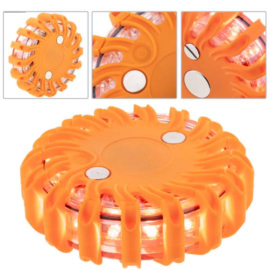 LED flare case 6 signaling beacons orange IP67
