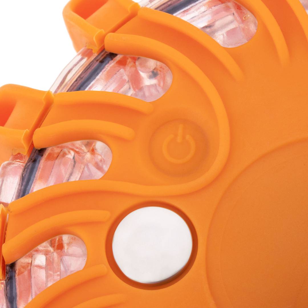 LED flare case 6 signaling beacons red and orange IP67