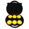 LED flare case 6 LED beacons signaling yellow IP67