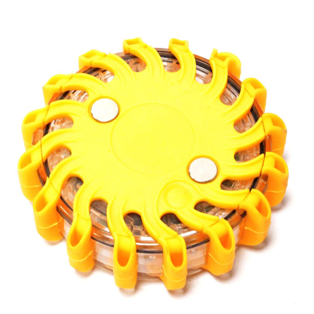 LED flare case 6 LED beacons signaling yellow IP67
