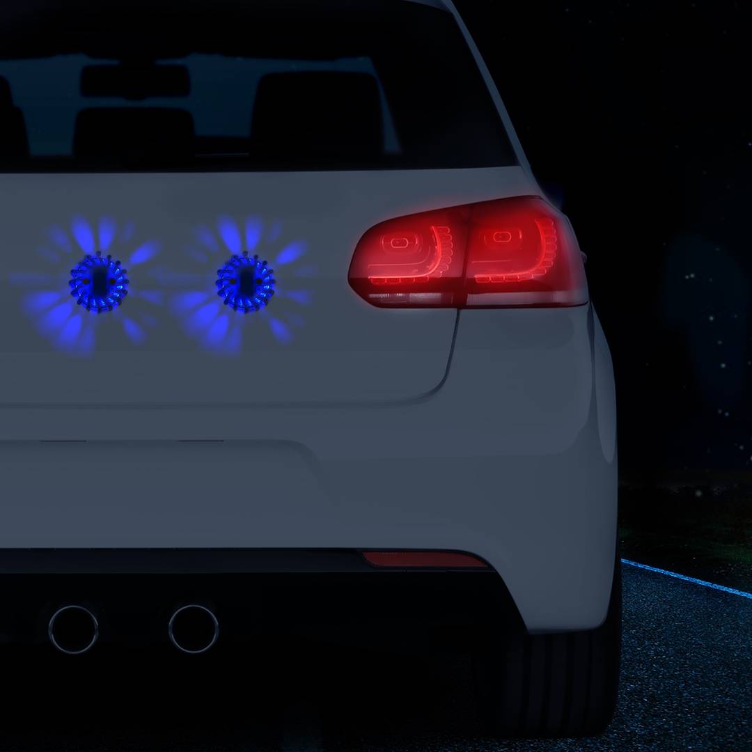 LED flare case 6 signaling beacons blue IP67