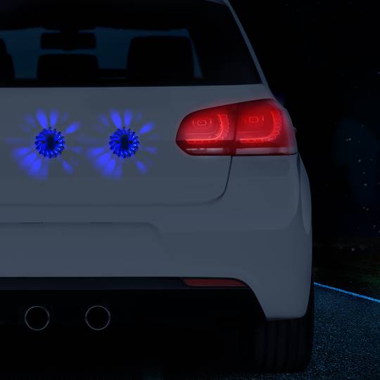LED flare case 6 signaling beacons blue IP67