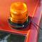 Luce stroboscopica di emergenza per auto con fissaggio magnetico a 12V arancione