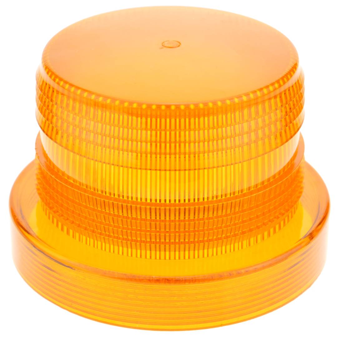 Luce stroboscopica di emergenza per auto con fissaggio magnetico a 12V arancione