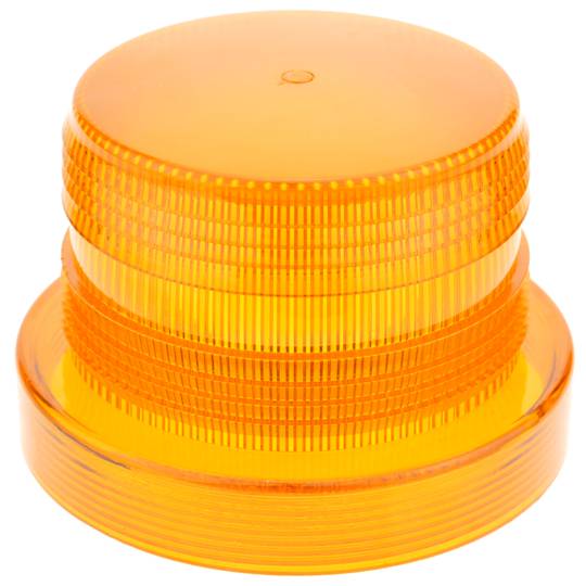 Luce stroboscopica di emergenza per auto con fissaggio magnetico a 12V arancione