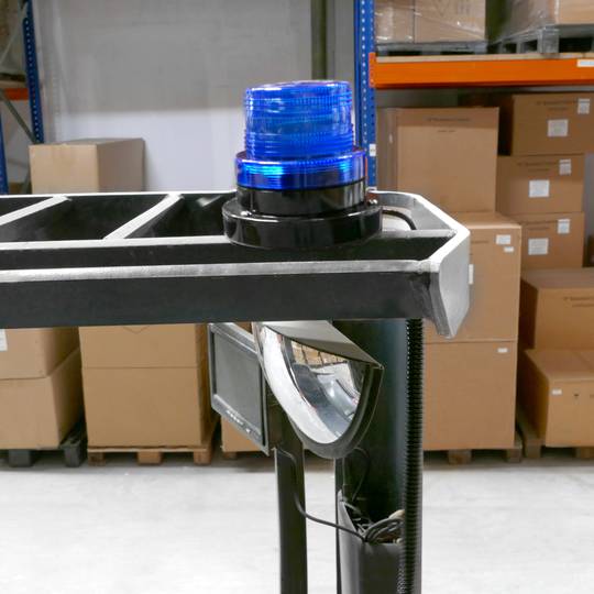 Flitslicht voor auto's met magnetische bevestiging 12V blauw