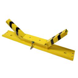 Barreira de estacionamento dobrável fechadura de metal tipo K