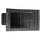 Calzo de goma para coches y camiones. Cuña de ruedas para autocaravanas 157x250x188 mm