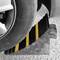 Calzo de goma para coches y camiones. Cuña de ruedas para autocaravanas 157x250x188 mm
