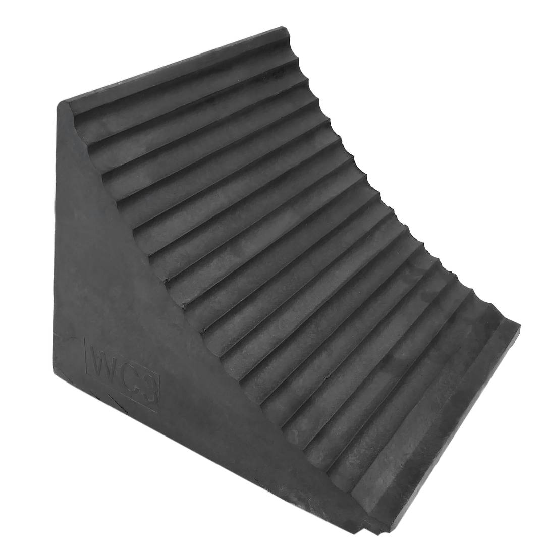 Bloco de borracha para carros e caminhões. Cunha de rodas para autocaravanas 290x325x270 mm