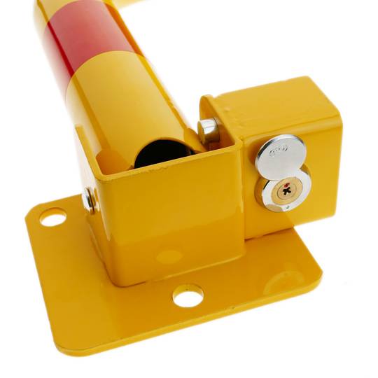 Składana składana bariera parkingowa z zamkiem 630 mm