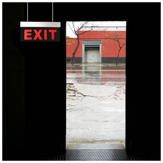 Cartell EXIT LED 250VAC 50Hz vidre penjant
