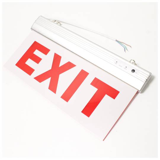 Cartell EXIT LED 250VAC 50Hz vidre penjant