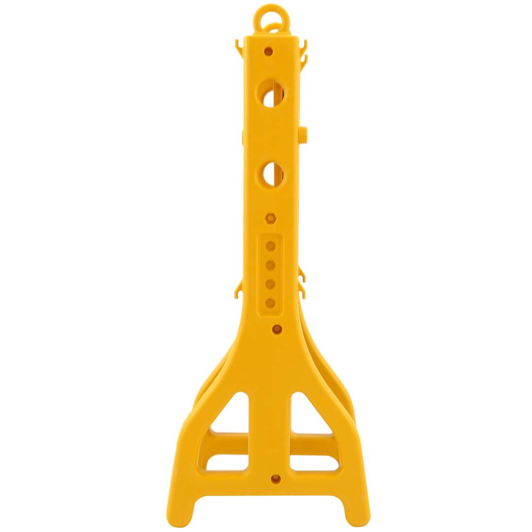 Extendable barrier 23-250 cm yellow and black with reflectors