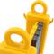 Extendable barrier 23-250 cm yellow and black with reflectors