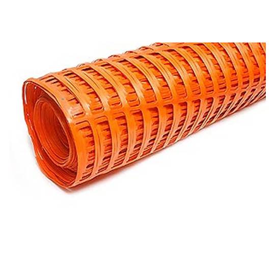 Plastikowa siatka do sygnalizowania pomarańczowych prac w cewce 100x50m