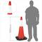 Traffic cone with signaling reflector and beacon 50 cm