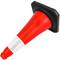 Traffic cone with signaling reflector and beacon 50 cm