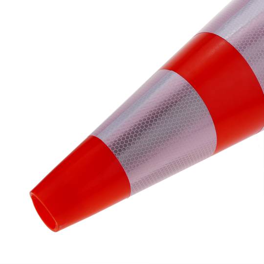 Reflective traffic cone 470 mm rubber