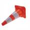 Reflective traffic cone 470 mm rubber