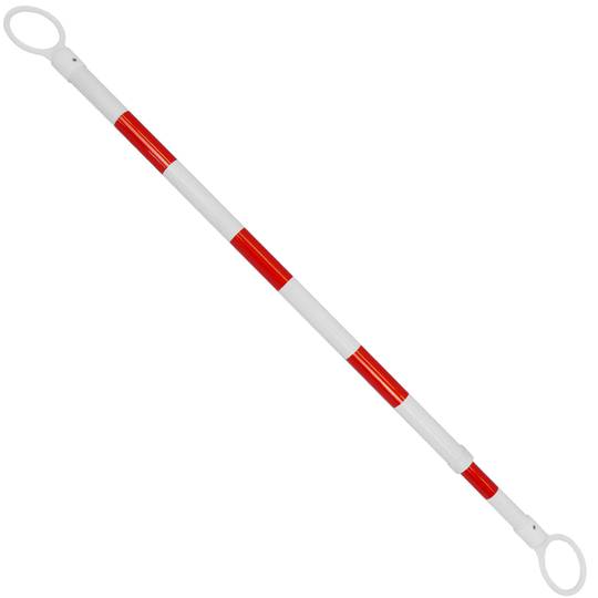 Pasek sygnałowy do zainstalowania między dwoma czerwonymi i białymi stożkami nawigacyjnymi 127 cm