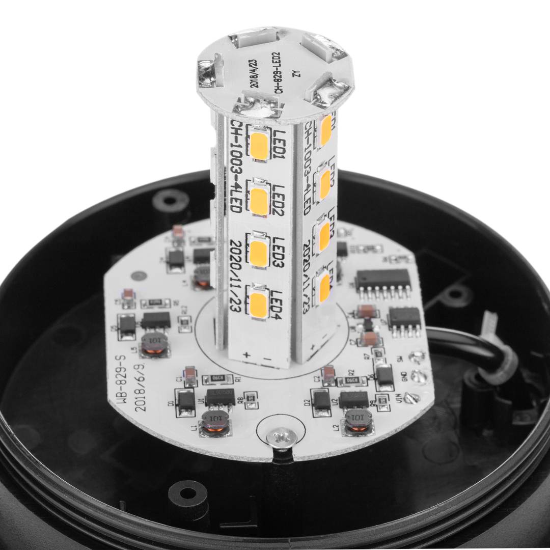CN Plug - Sirena de advertencia automática de corte de energía de alarma de  corte de corriente alterna de 220 V, indicador LED inteligente de alarma