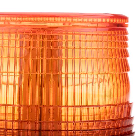 Luz LED estroboscópica rotativa de emergencia para coches con enchufe para mechero 10V ámbar