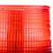 Lampe stroboscopique à LED rotative d'urgence pour voiture avec prise et interrupteur d'allume-cigare 10 V rouge