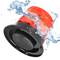 LED Car Emergency Rotating Strobe Light with Cigarette Lighter Plug 10V Red