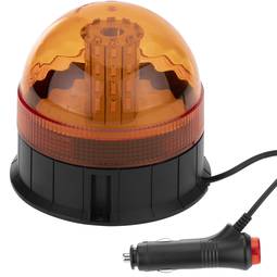 Luz estroboscópica rotativa de emergencia con fijación magnética multimodo 10V ámbar
