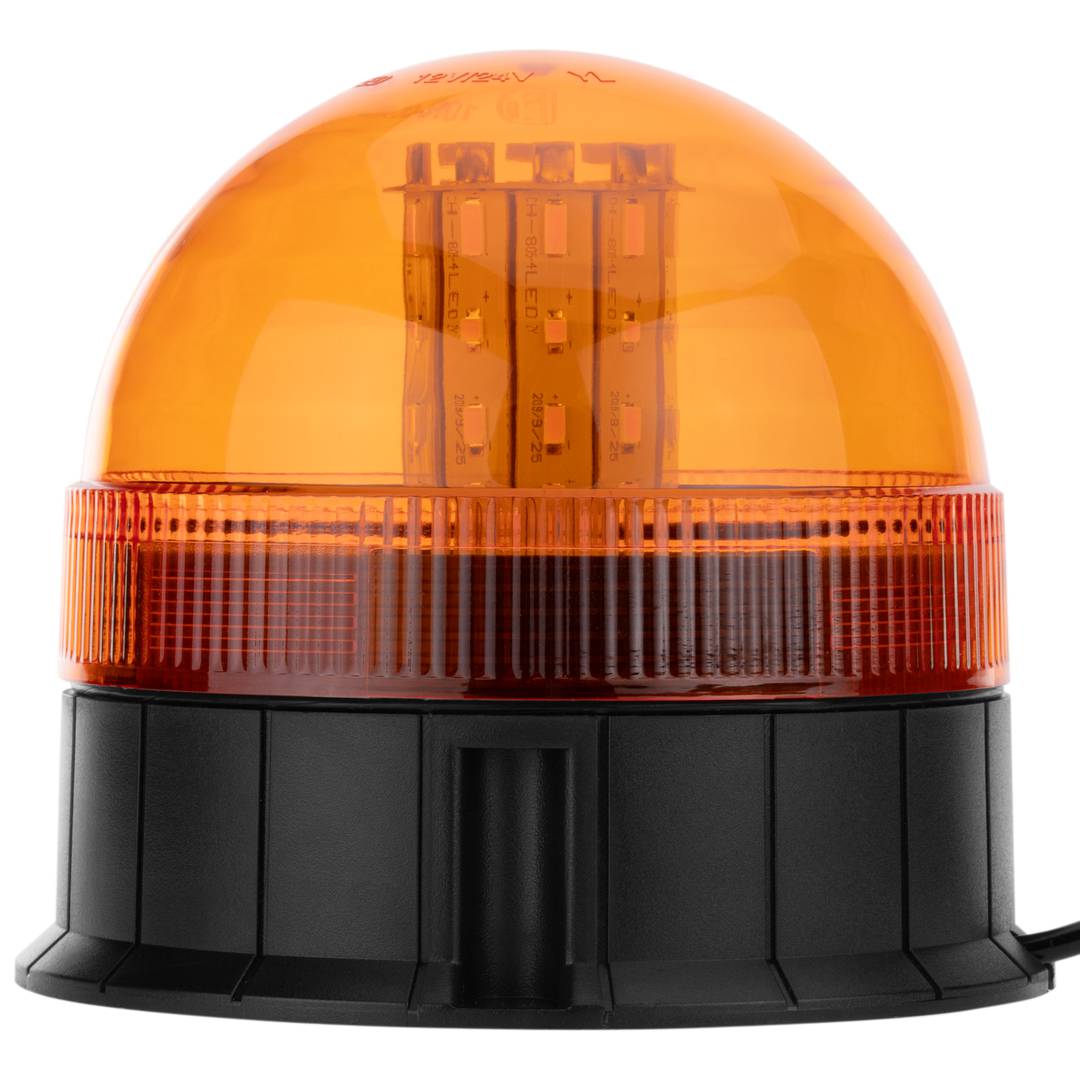 Luce stroboscopica di emergenza rotante magnetica multimodale 10 V ambra