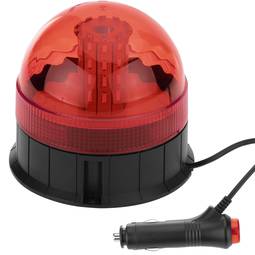 Draaibare noodstroboscooplamp magnetisch bevestigd multimode 10V rood