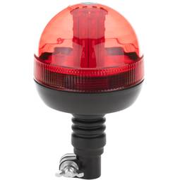 Emergency 12-24 Vdc Rotating Red LED Strobe Light with Interchangeable Bracket