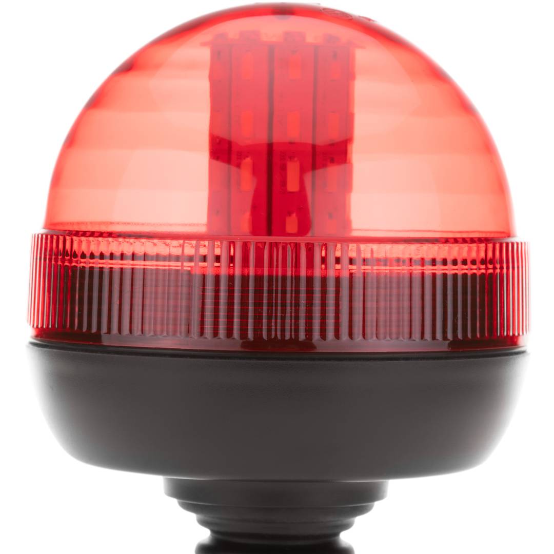LED-Martin® flashing beacon with magnetic base in orange, 12V/24V