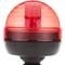 Lampe stroboscopique à LED rouge rotative d'urgence 12-24 Vdc avec support interchangeable