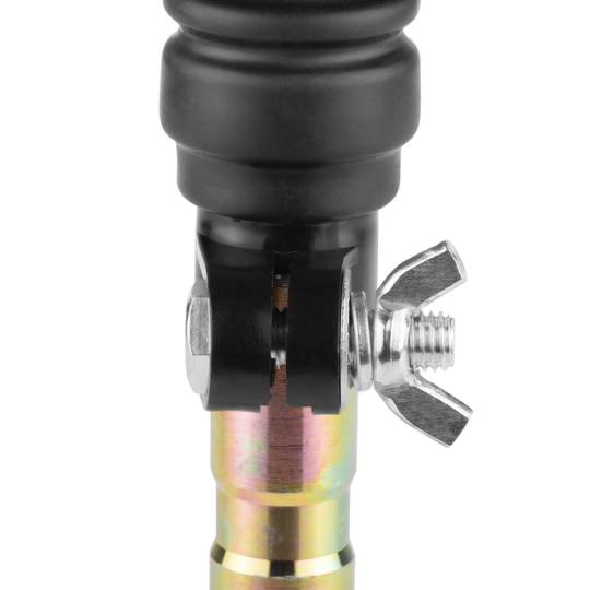 Lampe stroboscopique à LED rouge rotative d'urgence 12-24 Vdc avec support interchangeable