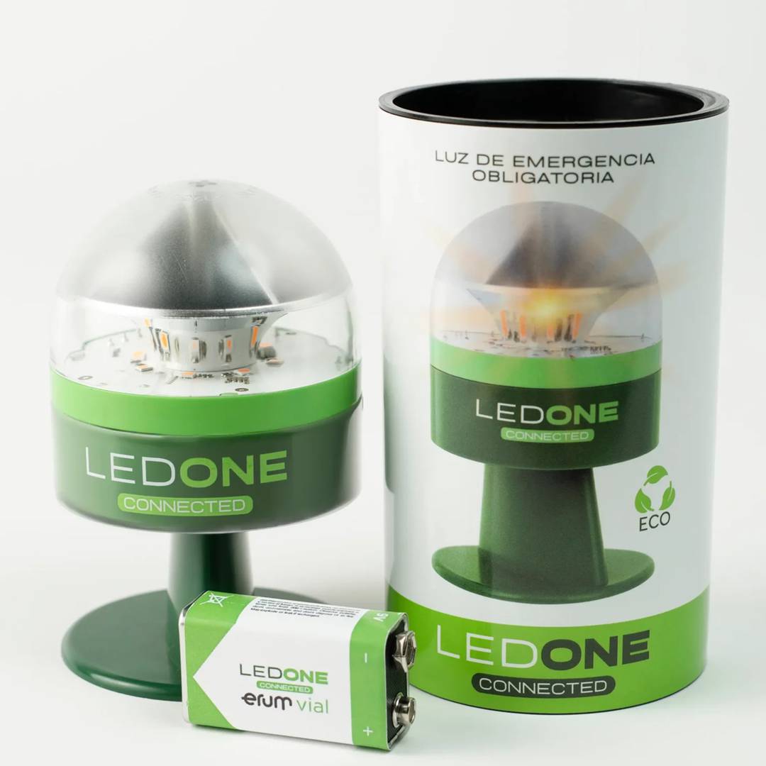 Balisa geolocalitzada llum d'emergència V16 DGT 3.0 per a cotxe moto o camió