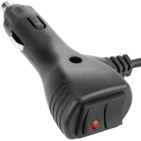 Lampe d'avertissement ou d'urgence à LED stroboscopique COB rouge avec prise allume-cigare avec interrupteur marche/arrêt