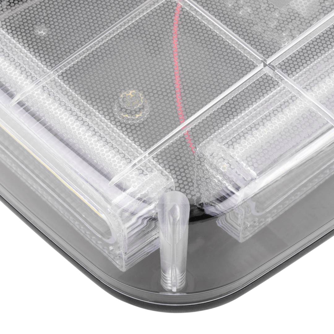 Lampe d'avertissement ou d'urgence à LED stroboscopique COB rouge avec prise allume-cigare avec interrupteur marche/arrêt