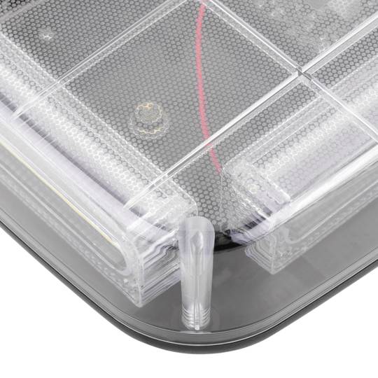 Lampe d'avertissement ou d'urgence à LED stroboscopique COB rouge avec prise allume-cigare avec interrupteur marche/arrêt