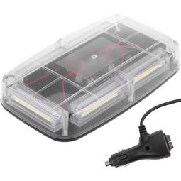 Witte Strobe COB LED-waarschuwings- of noodverlichting met sigarettenaanstekeraansluiting met aan / uit-schakelaar