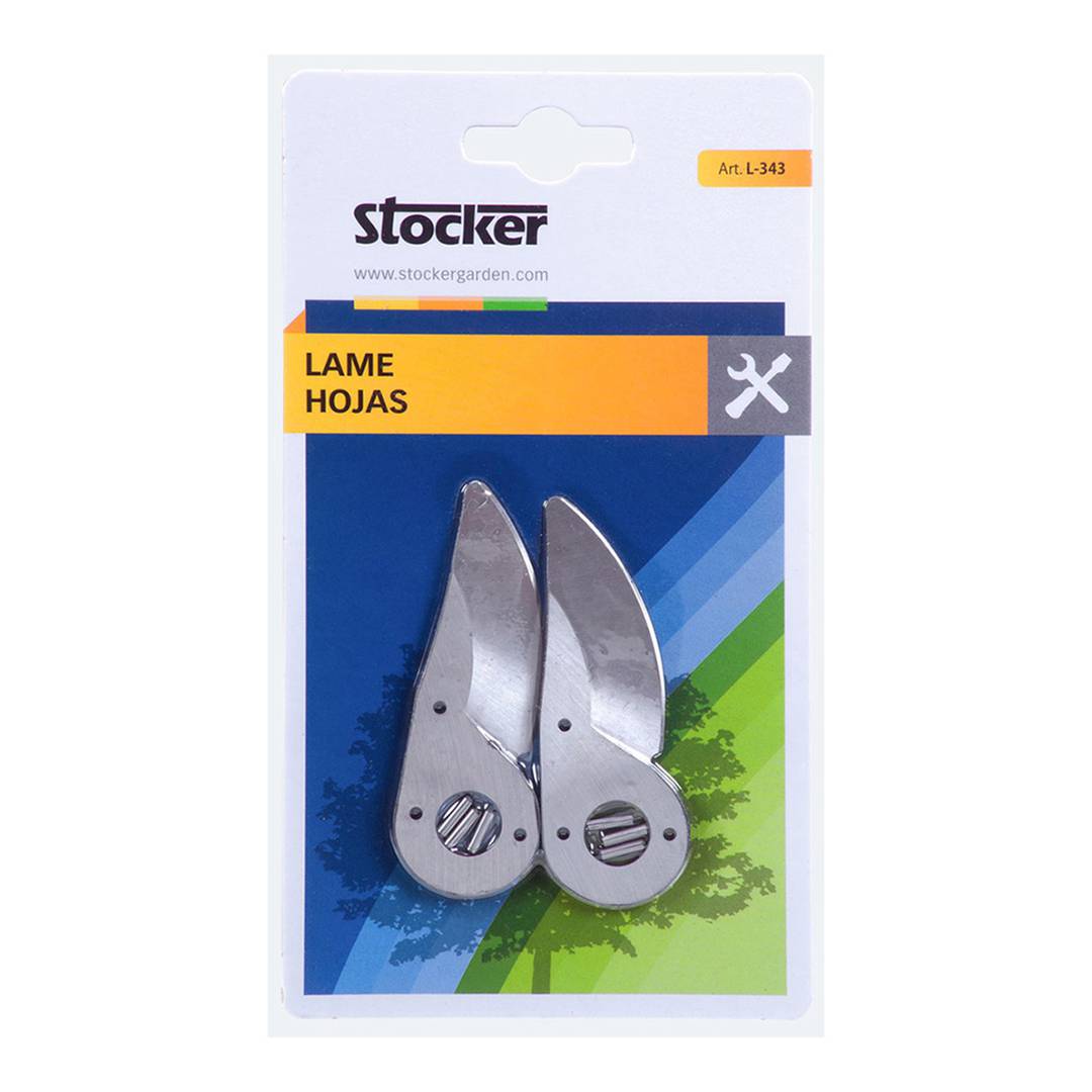 Pack of 2 sharp scissor blade replacement units for item SC101 and SC102 Stocker