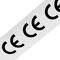 Rol van 500 zelfklevende etiketten met het CE-logo 25x25 mm