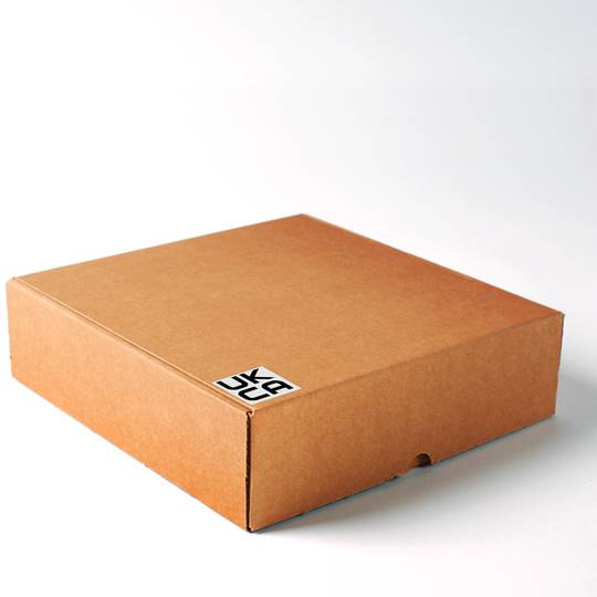 Thermisch label op rol met 800 labels met UKCA-logo 25x25 mm